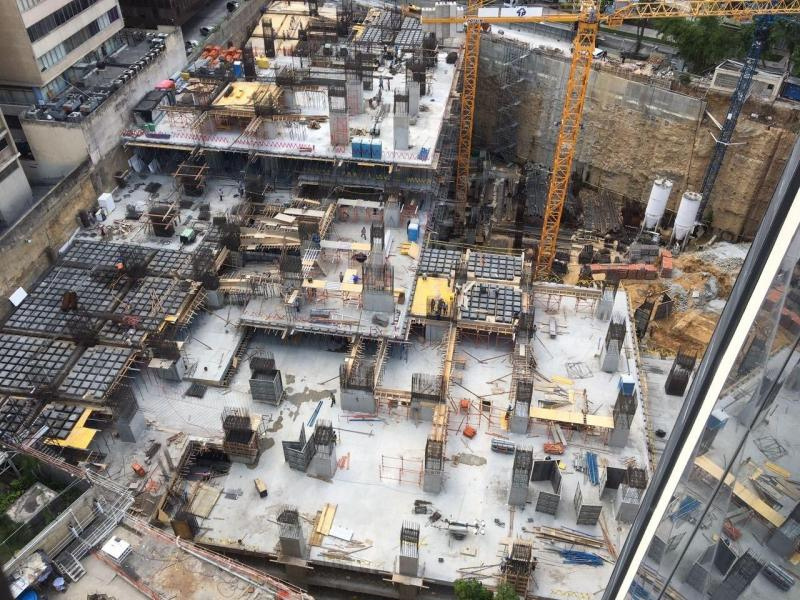 Obra residencial en ejecución